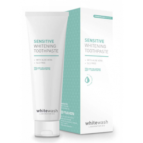 WhiteWash Premium Range Sensitive Whitening Toothpaste - Wybielająca pasta do zębów wrażliwych 75 ml