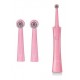 Whitewash Pink Rotating Power PRT1000-P - Elektryczna szczoteczka do zębów z 3 końcówkami Różowa