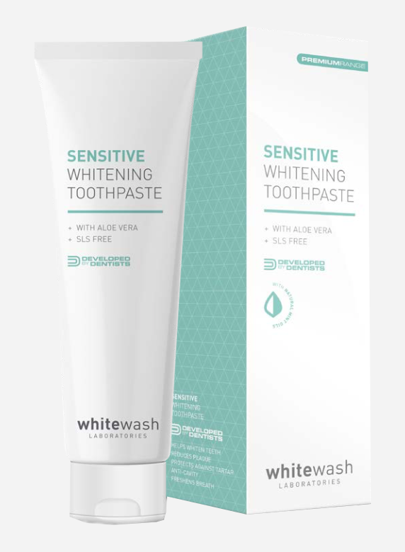 wybielająca pasta Whitewash Sensitive do wrażliwych zębów